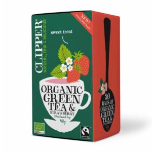 Clipper Grøn te med Jordbær
